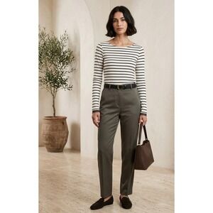 Iris Setlakwe Striped Blouse Old Money Carolyn Bessette Quiet Luxury Preppy Chic